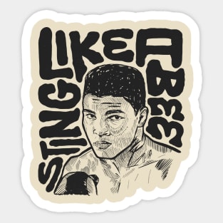 lIKE A BEE ALI Sticker